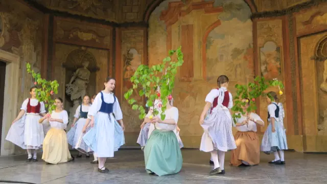 Vystoupení ve Vrtbovské zahradě