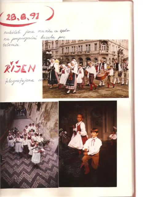 A page from the ensemble’s chronicle